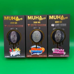 Muha Meds Live Resin X Melted Diamonds 3.5G Disposables
