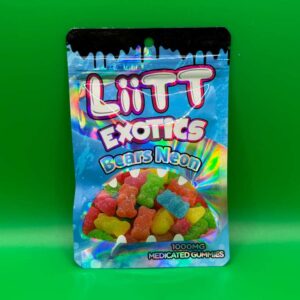 LiiTT Exotic Neon Bear Gummies 1000MG
