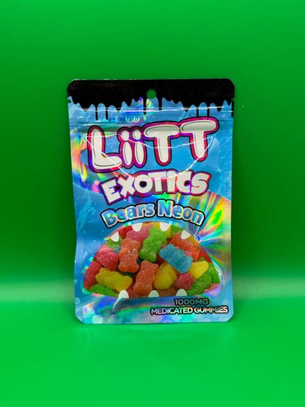 LiiTT Exotic Neon Bear Gummies 1000MG