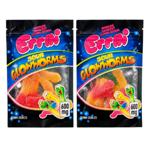 Errlli Sour Glowworms 600MG