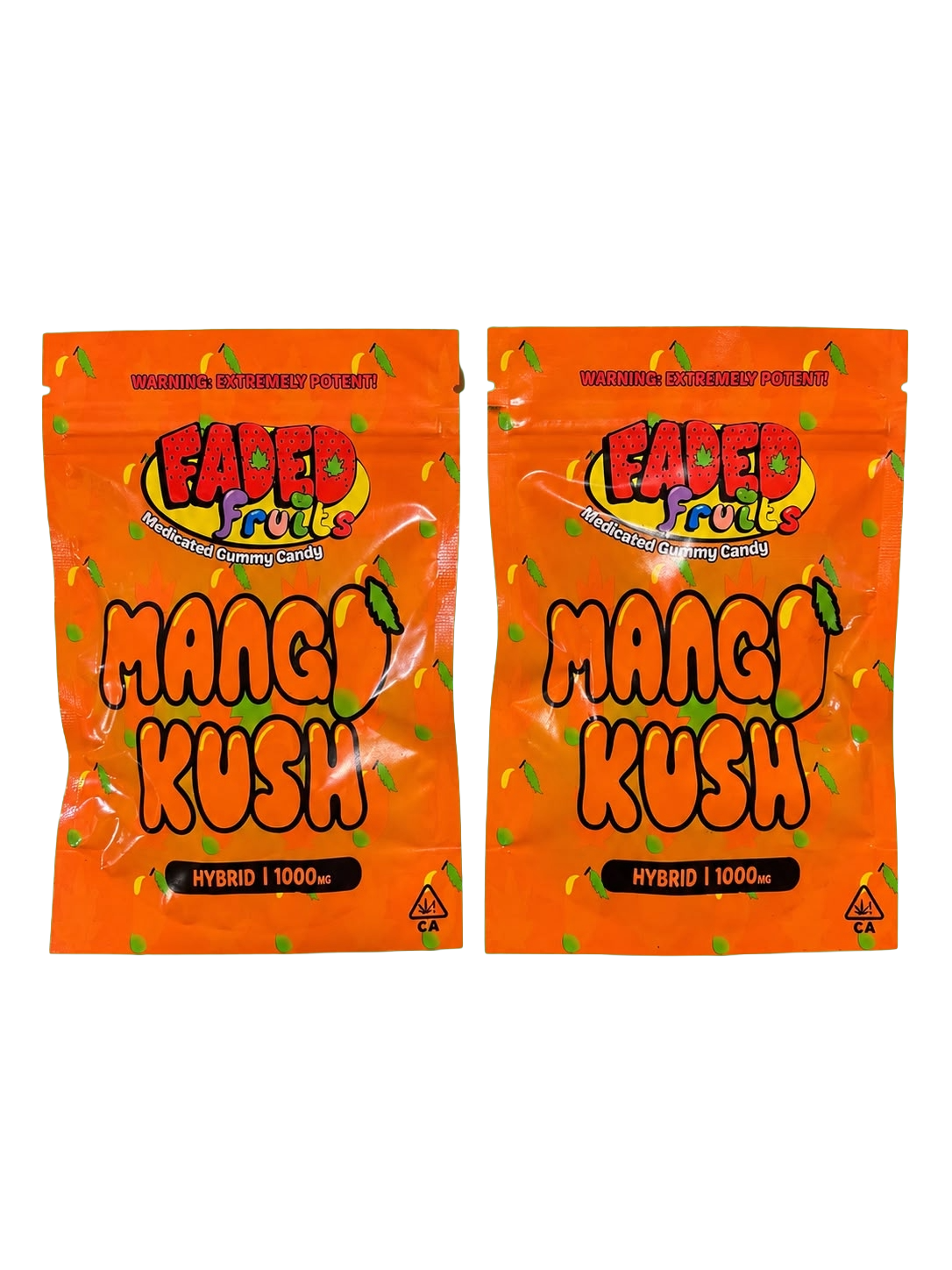 Faded Fruits Mango Kush Gummies 1000MG