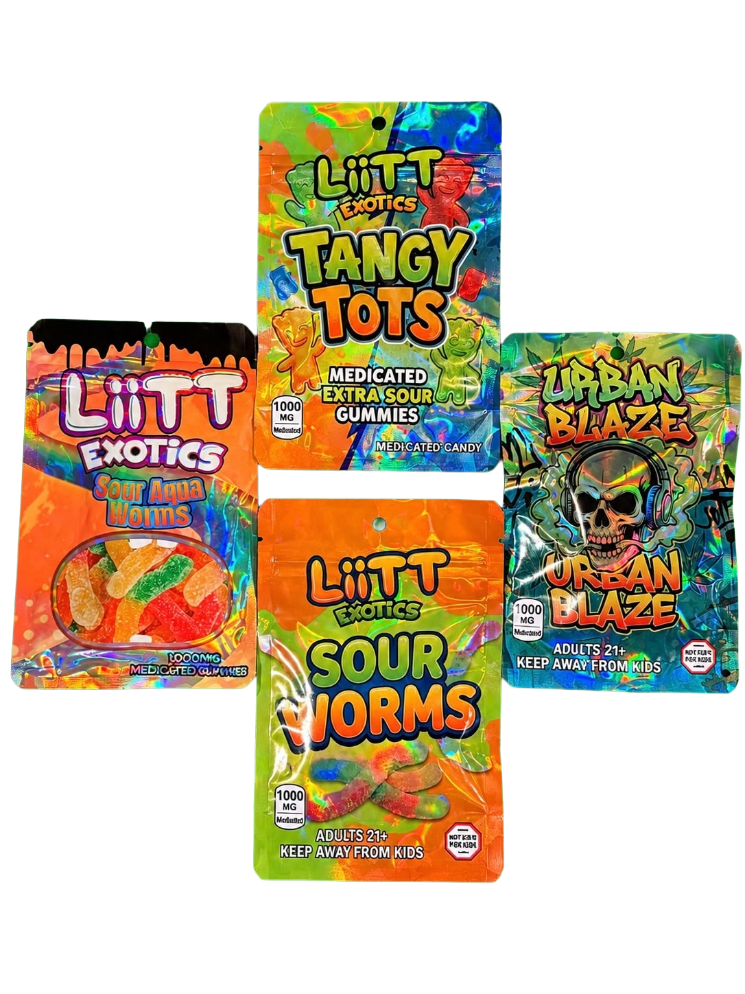 Litt Exotic Gummies 1000MG