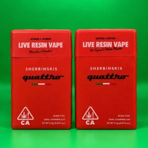 Sherbinskis Quattro Live Resin 2G Disposable